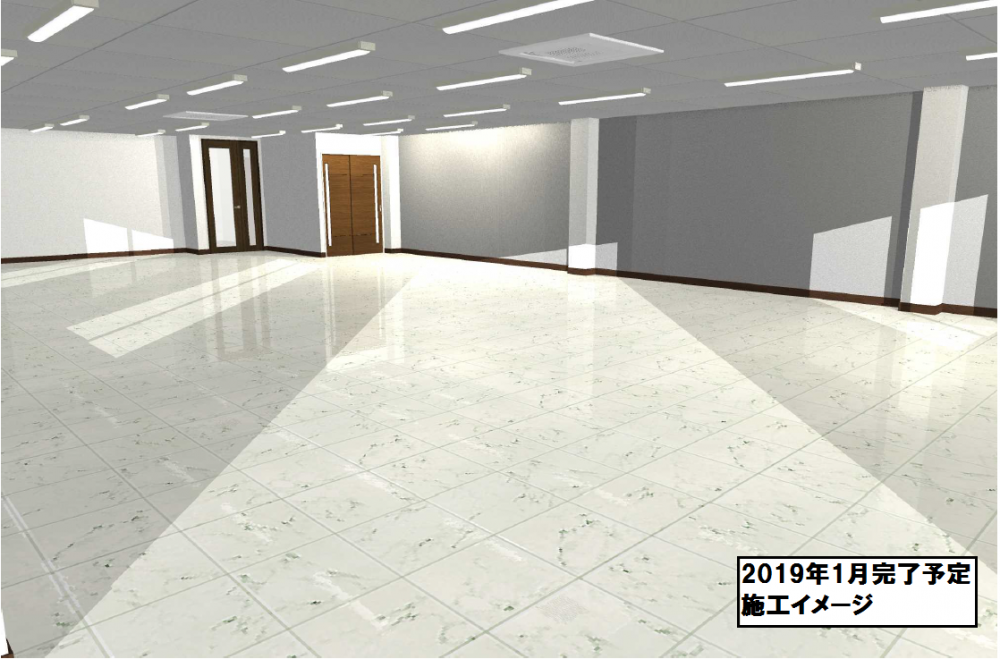 全面リフォーム施工中／神戸信栄ビル2階のイメージ画像